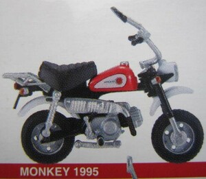 新品 モーターバイクダイアリー モンキー MONKEY 1995 レッド HONDA ホンダ GORILLA ゴリラ ダックス ポケバイ かわいい ジオラマ BANDAI