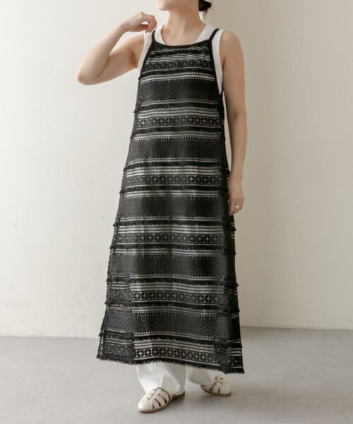 ブラック【ear PAPILLONNER】イアパピヨネキャミワンピース【SUM1 STYLE】