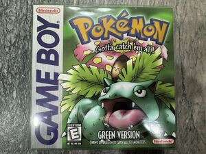 GB[ Pokemon green ] overseas edition unused GREEN Game Boy 