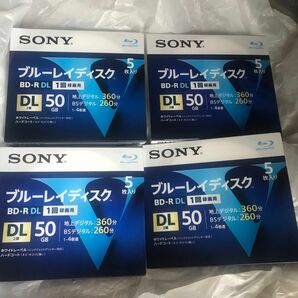 録画用BD-R DL 4倍速 5枚 5BNR2VLPS4 ×4個 計20枚