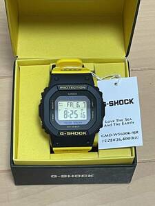 G-SHOCK　イルカクジラ　Love The Sea And The Earth GMD-W5600K-9JR 電波ソーラー CASIO 新品　♪