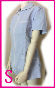  new goods soinscreerso one kree Fork blue tunic 2684-2 S size nursing nursing cooking cooking child care 