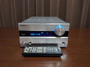 オンキョー ONKYO ホームシアターシステム用 AVセンター SA-205HD 動作品リモコン付きです！