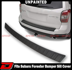 【即納品】Subaru Forester SJ リアBumperステップガード Protector 傷つき防止 簡単取included 2013-2017