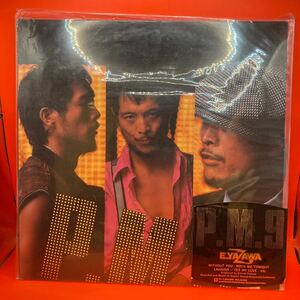 美盤 ステッカー　LP 矢沢永吉 P. M. 9 K12506 WARNER BROS レコード