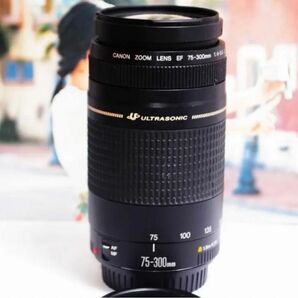 ★新品級★300mm超望遠レンズ★CANON EF 75-300mm