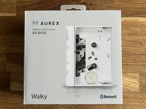  new goods unused TOSHIBA AUREX AX-W10C clear Bluetooth wireless cassette player Toshiba 