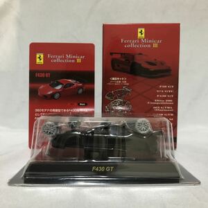 未組立 京商 1/64 Ferrari Ⅲ F430 GT フェラーリ 黒色 ブラック ミニカー モデルカー #3