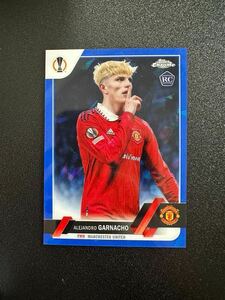 Alejandro Garnacho ガルナチョ2022-23 Topps TOPPS CHROME UCC Sapphire Variation SSP - マンチェスター Manchester United RC ルーキー