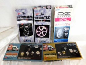 T224* plastic model parts 1/24 FUJIMI OZRACING NOVA/RACING TYPE OZ WHEEL/PORSCHE TYPE OZ WHEEL/SPORTECMONO10 5 point * postage 690 jpy ~