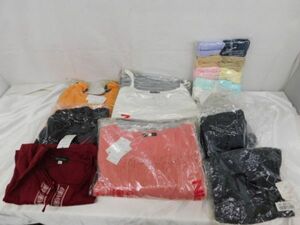 T124*[8L large size ] 9 point lady's Western-style clothes various camisole cut and sewn underwear leggings other together unused goods * postage 1020 jpy ~