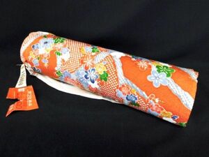 A202* special selection fine pattern cloth cloth floral print crepe-de-chine? kimono put on shaku feather shaku . clothes shop cloth simplified remake * postage 780 jpy ~