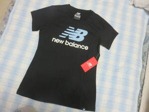 new balance レディス 半袖Tシャツ M BK 新品 ☆特別価格☆