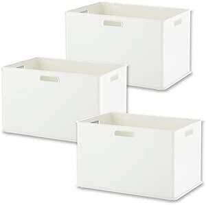 サンカ インボックス 「カラーボックスにぴったりフィット」する収納ボックス Lサイズ ホワイト (幅38.9×奥行26.6×高さ2