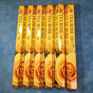 インドお香 軽くて柔らかな香り TEA ROSE 6こセット
