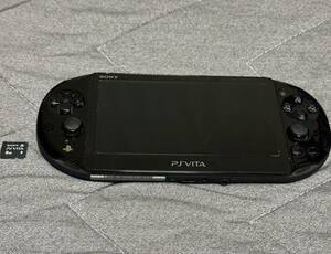 PlayStation Vita PS 本体 メモリーカード付きPCH-2000ゲーム機 SONY ブラック 
