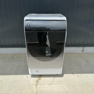 **H1779[ goods with special circumstances * household goods flight C rank ]SHARP sharp drum type laundry dryer ES-V11A-NL 2023 year made left opening automatic input 