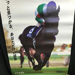 B2サイズ 競馬　ポスター　シンボリクリスエス　☆年代物