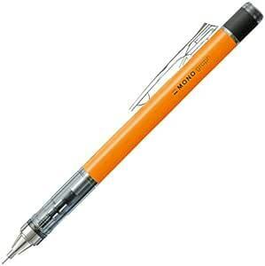 トンボ鉛筆 シャープペン MONO モノグラフ 0.5 ネオンオレンジ DPA-134