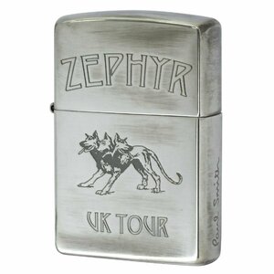 絶版/ヴィンテージ Zippo ジッポー 中古 2006年製造ZIPPO Paul Smith ZEPHYR UK TOUR ゼファー [B]使用感ありやや傷汚れあり