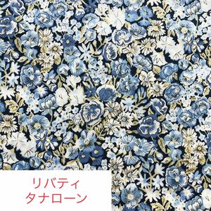 3m リバティ タナローン チャイブ ブルー SE 生地 布 ハンドメイド Liberty