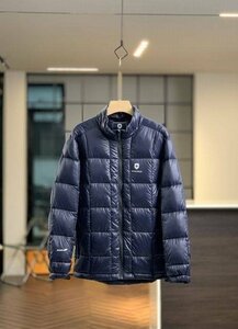 青い スイスMO-SS（110 XL ） 新品 最高峰 秋冬 超軽量super 高品質ダックダウン メンズ 防風/ ダウン ジャケット デザイナーズ