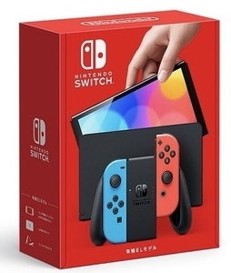 未使用　Nintendo Switch ニンテンドースイッチ 本体 有機ELモデル Joy-Con(L) ネオンブルー/(R) ネオンレッド　任天堂　送料無料