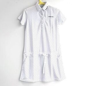 新品 アディダス adidas ドットワンピース ゴルフ テーラーメイド ホワイト 白 S