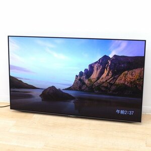 動作確認済 シャープ SHARP 4K有機ELテレビ 48V型 2022年製 4T-C48CQ1 TV ディスプレイモニター 高画質 高音質 オフィス家電 KK13359 中古