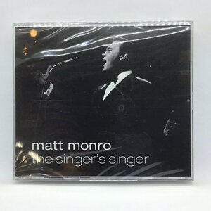 未開封/ケースにひび割れ◇Matt Monro/The Singer's Singer ▲4CD 50999 084510 2 6 マット・モンロー
