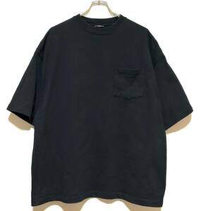 FREAK'S STORE マックス ウェイト ポケット Tシャツ（L）黒 フリークスストア オーバーサイズ ヘビーウェイト ポケT 厚手 半袖
