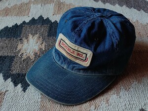 幻 RRL TRACKER CAP トラッカーキャップ デニム 三ツ星 90年代 Vintage 藍染め USA製 アメリカン ラギッド アメカジ 古着