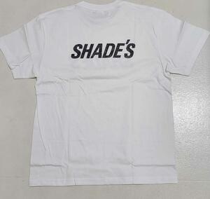 SHADE'Sシェイズ/前後黒ラメプリント/白Tシャツ/デッドストック/XL1