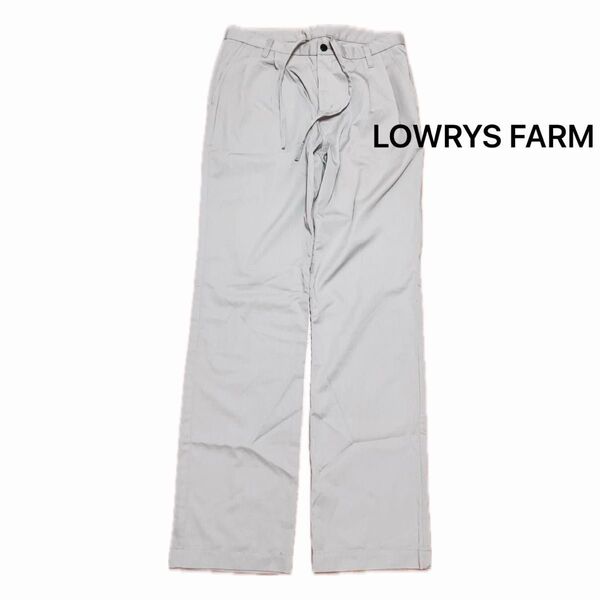 125【LOWRYS FARM】カジュアル ツータックパンツ