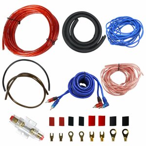  high power amplifier wiring kit 4 gauge 4GK audio cable power cable speaker woofer 