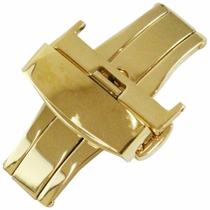 [20mm] push type D buckle Gold / gold spring stick / spring stick removing both opening double doors wristwatch belt clock band catch tail pills for exchange 