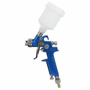 [ calibre 1.0mm/125cc]HVLP gravity type spray gun 125ml calibre 1mm 1/8 connection screw air spray gun metal plate painting air gun painting spray car outer wall 