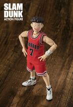 【即納】スラムダンク 1/10 可動フィギュア 湘北　白ユニフォーム 赤木剛憲 4号 SLAMDUNK ACTION FIGURE 非s.h.figuarts figma_画像8