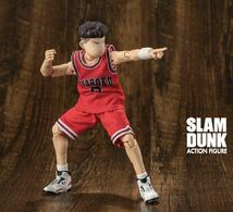 【即納】スラムダンク 1/10 可動フィギュア 湘北　白ユニフォーム 赤木剛憲 4号 SLAMDUNK ACTION FIGURE 非s.h.figuarts figma_画像7