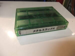  Metal Slug X cassette soft SNK NEOGEO Neo geo operation goods Showa Retro game Vintage cheap sweets dagashi shop orange case 