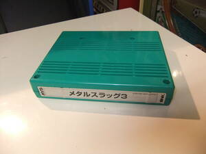  Metal Slug 3 cassette soft SNK NEOGEO Neo geo operation goods Showa Retro game Vintage cheap sweets dagashi shop orange case 