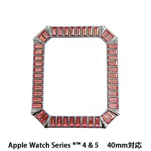 【未使用・在庫処分品・70165-1】　SWAROVSKI / スワロフスキー　Apple Watch / アップルウォッチ カバー　40mm専用　ピンク　5619486