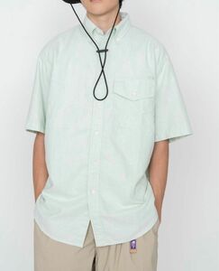 パープルレーベル　Cotton Polyester OX B.D. H/S Shirt 