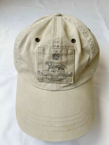 90s Polo by Ralph Lauren cap ポロバイラルフローレン キャップ 犬タグ ベージュ 帽子 RRL ダブルアールエル アメリカ ビンテージ