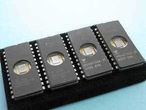 * FUJITSU. MITSUBISHI. EPROM. 2732.8 piece set. beautiful goods ( erasure has confirmed ) A-445 *