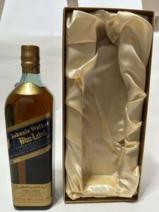 ☆☆ ジョニーウォーカー ☆☆古酒 スコッチウイスキー ブルーラベル JOHNNIE WALKER 750ml 43%【未開栓品】