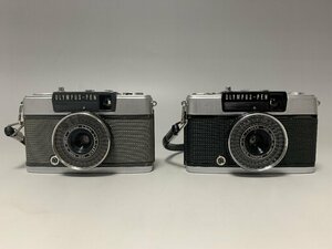 [宝] OLYMPUS-PEN・オリンパスペン・EE-2・EE-3。本体2点まとめて。美品。コンパクトカメラ。いずれも作動テスト良し。