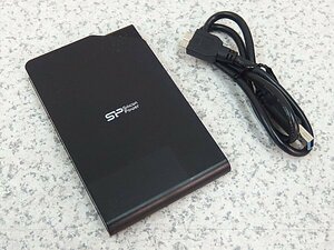 ■※f 【大切なデータを保存!外付けHDD1TB!】Silicon Power 外付けHDD コンパクトサイズ 1000GB USBで繋ぐだけで使用可能！データ消去済