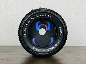 Y415 キャノン CANON NFD NEW FD 50mm F1.4 単焦点レンズ マニュアルフォーカス 