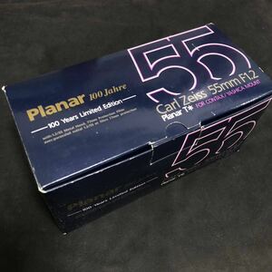 珍品　CONTAX PLANAR 55mm f1.2用 純正フード、レンズキャップ　元箱他　本体無し